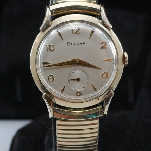 Bulova Vintage Gold Watch Automatic In Good Working Condition - Picture 1 of 15